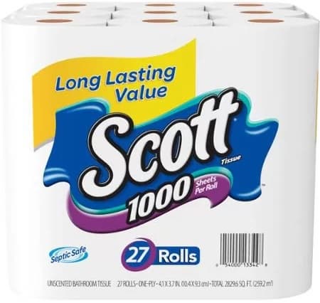 Scott Tissue Unscented Bathroom Tissue_ 12_ 20 OR 27 rolls _ KOSASIH